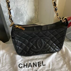 Chanel Hobo/Shoulder Bag Classic Caviar Leather